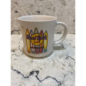 Hard Rock Cafe Honolulu, Hawaii collectible coffee mug/cup - surfing surfboards